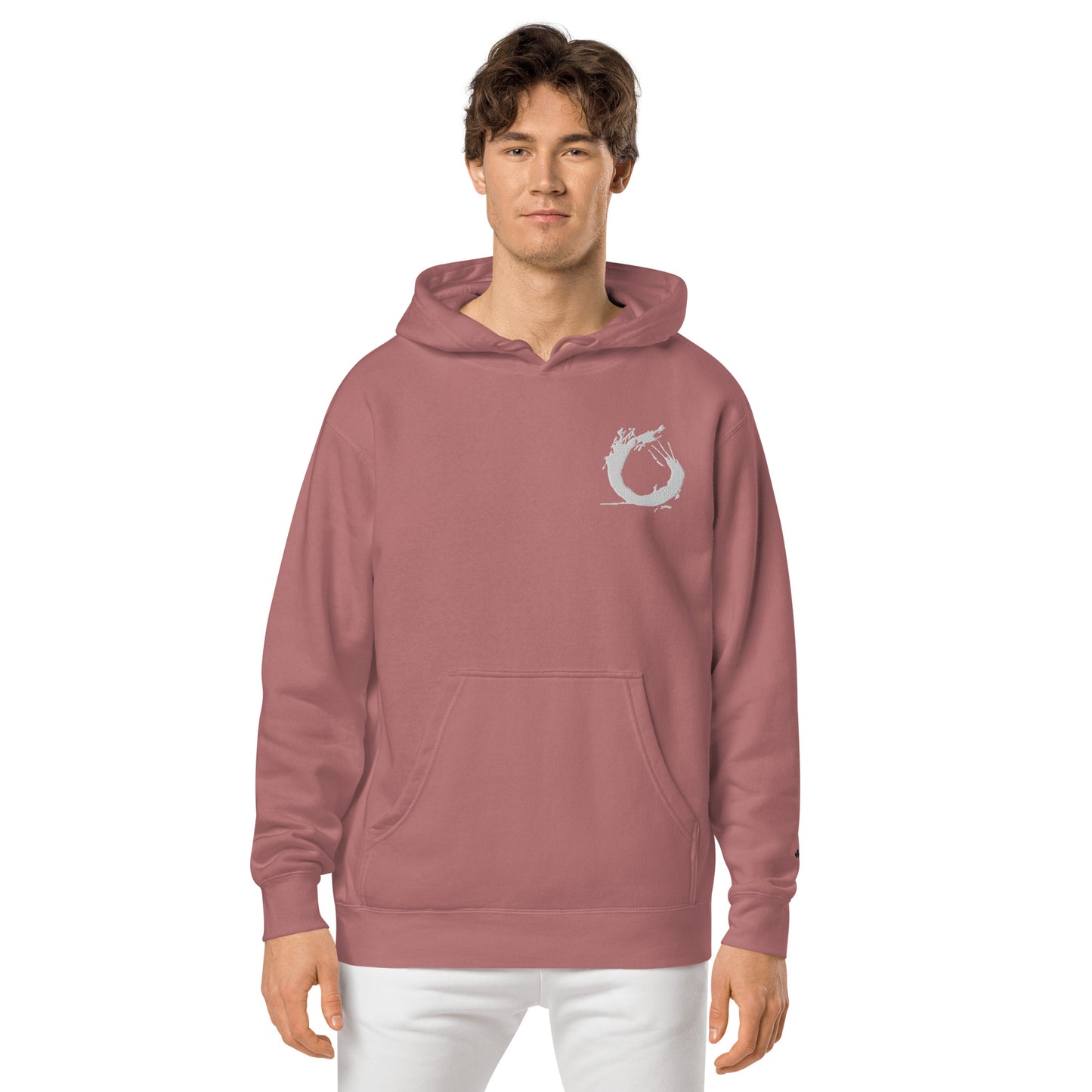 Unisex "Splash" pigment-dyed hoodie