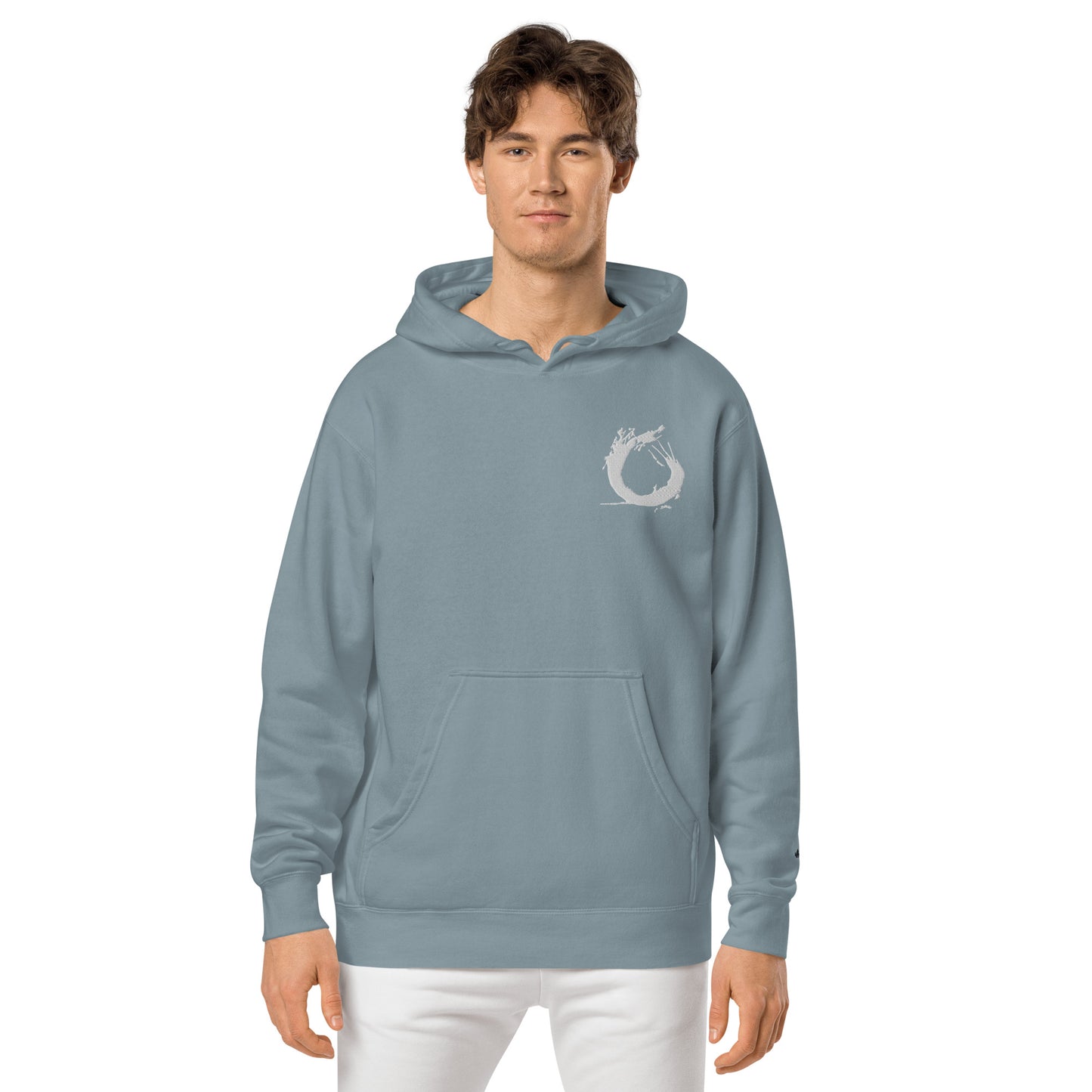 Unisex "Splash" pigment-dyed hoodie