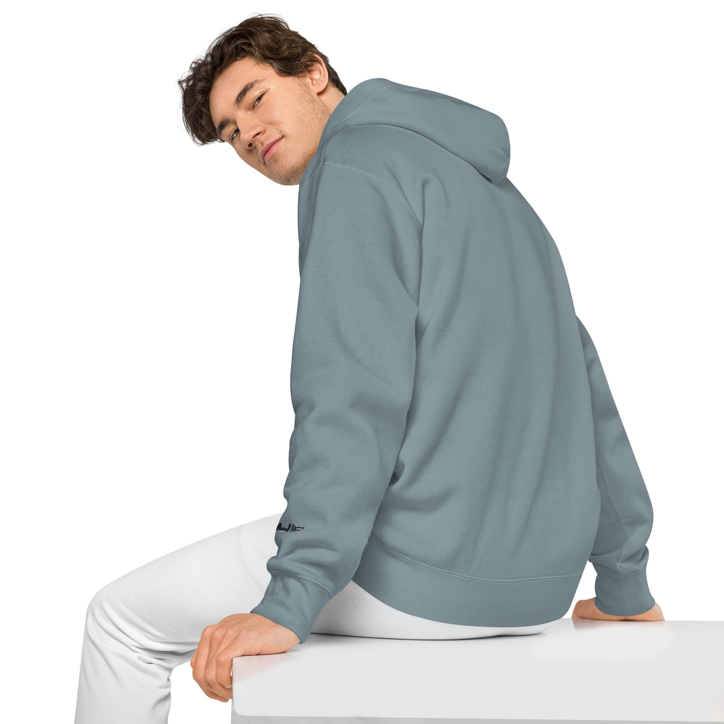 Unisex "Splash" pigment-dyed hoodie