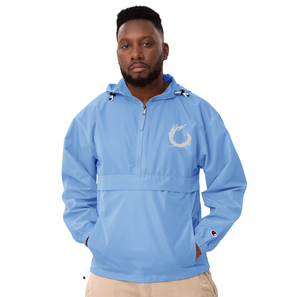 Embroidered “Splash” Packable Jacket