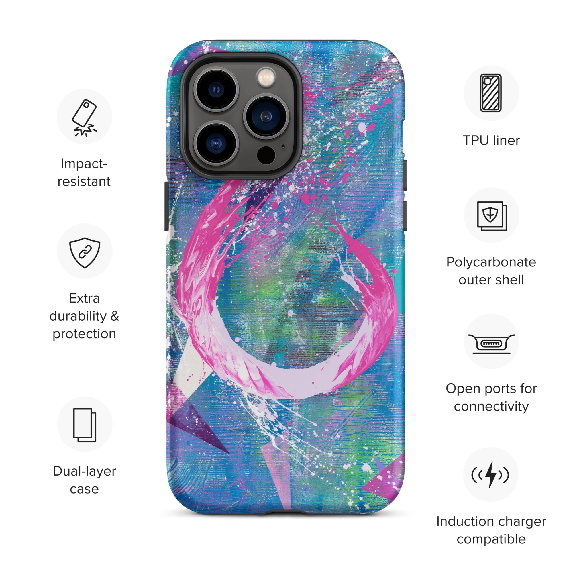 Expressive Introvert iPhone case